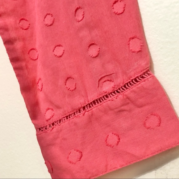 Crown & Ivy Coral Long Sleeve Blouse - Picture 6 of 10